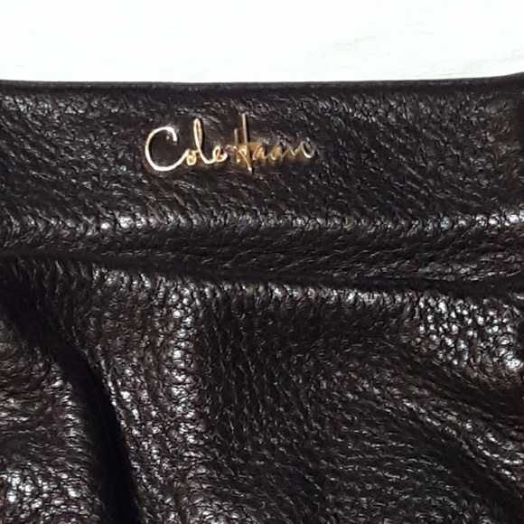 Cole Haan Black Leather Vintage Clutch - Picture 6 of 6